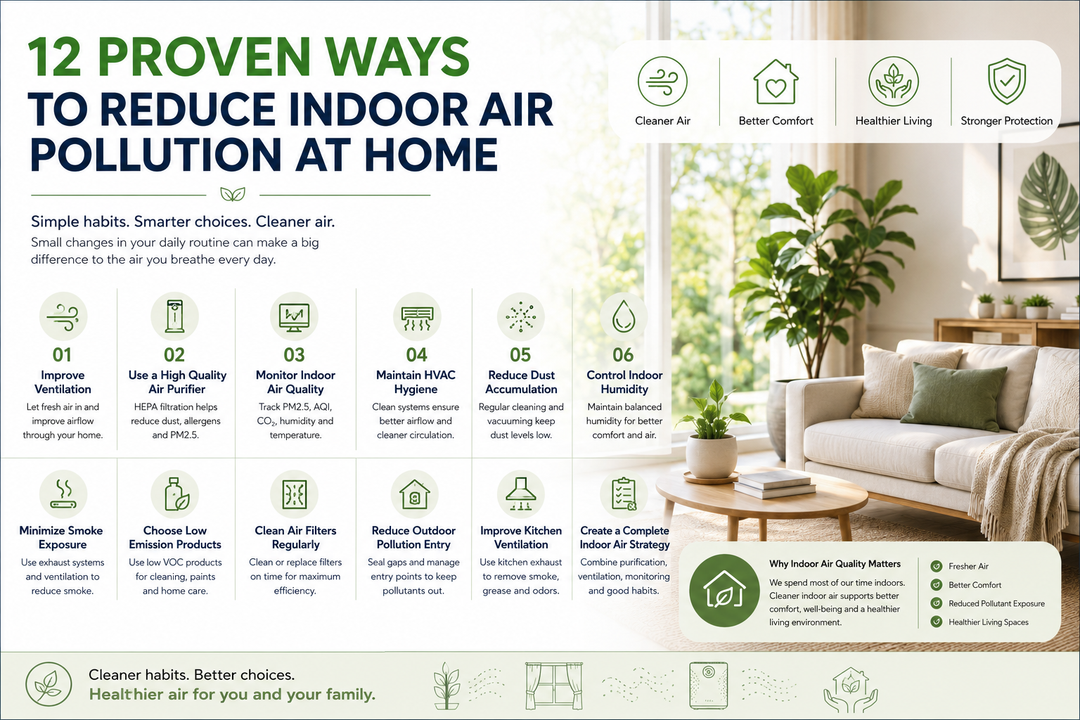 12 Proven Ways to Reduce Indoor Air Pollution at Home