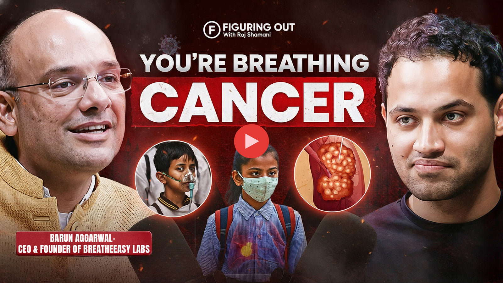 Podcast discussion highlighting health risks caused by air pollution exposure.